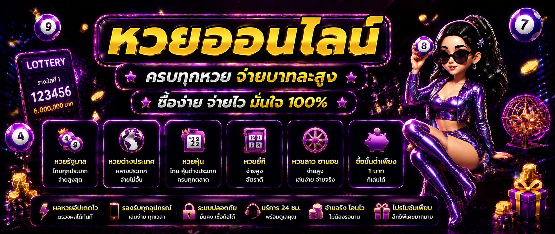 แบนเนอร์หน้าแทงหวยออนไลน์ AMB22 หวยรัฐบาล หวยลาว